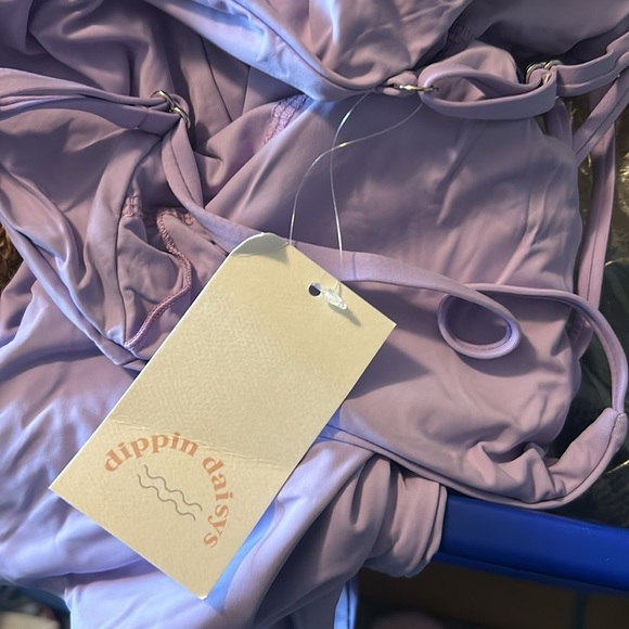 Dippin Daisy's Bliss One Piece Swimsuit Size M Color Amethyst - Picture 12 of 13